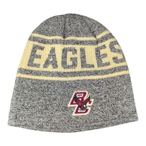 Boston College Eagles Knit Beanie Gray and Cream